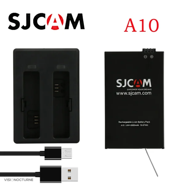 Kit batterie et chargeur pour SJCAM A10