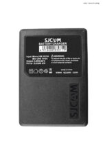 Accessoires pour SJCAM A10 : batterie et chargeur