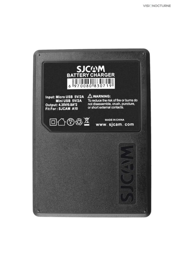 Accessoires pour SJCAM A10 : batterie et chargeur