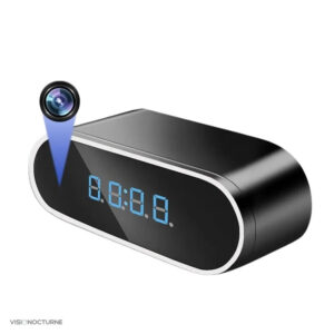 Caméra espion réveil matin 4K discrète et fonctionnelle