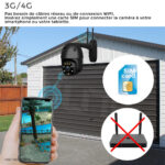 Caméra 4G pour surveillance en temps réel