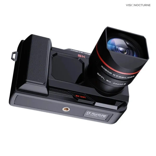 Caméra vidéo 5K Ultra HD, 52 MP, vision nocturne
