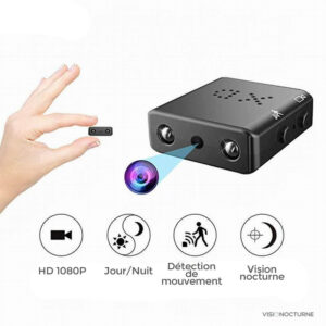 Mini caméra espion infrarouge pour surveillance discrète