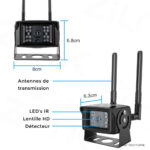 Caméra IP ZILNK pour sécurité extérieure à distance
