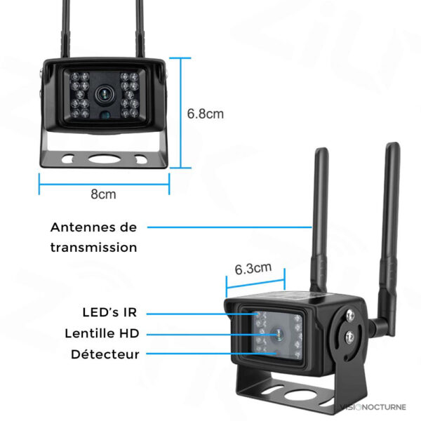 Caméra IP ZILNK pour sécurité extérieure à distance