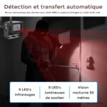 Surveillance en temps réel avec caméra infrarouge 4G