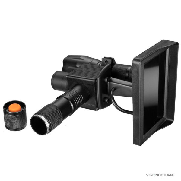 Caméra WOLF LCD, conception étanche et compacte