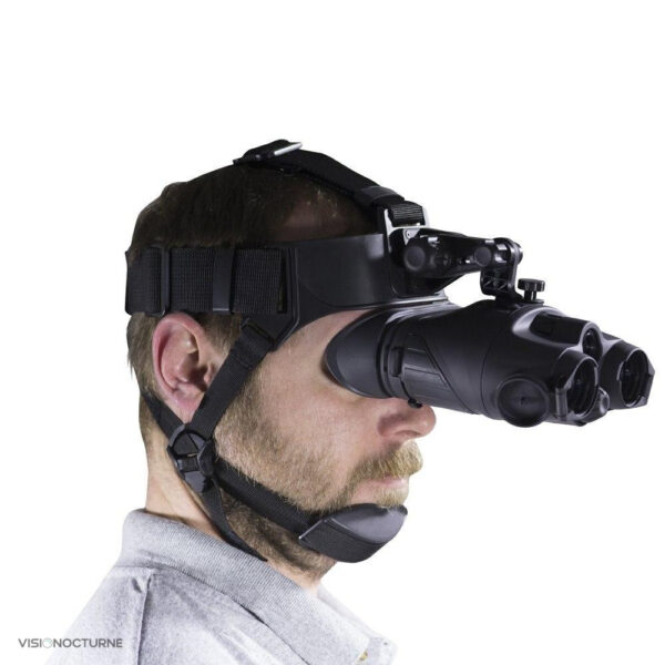 Vision nocturne : jumelles infrarouges sur casque Mukon