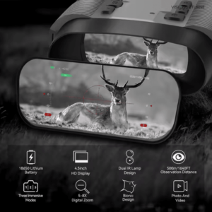 Jumelle de chasse, idéale pour une utilisation nocturne