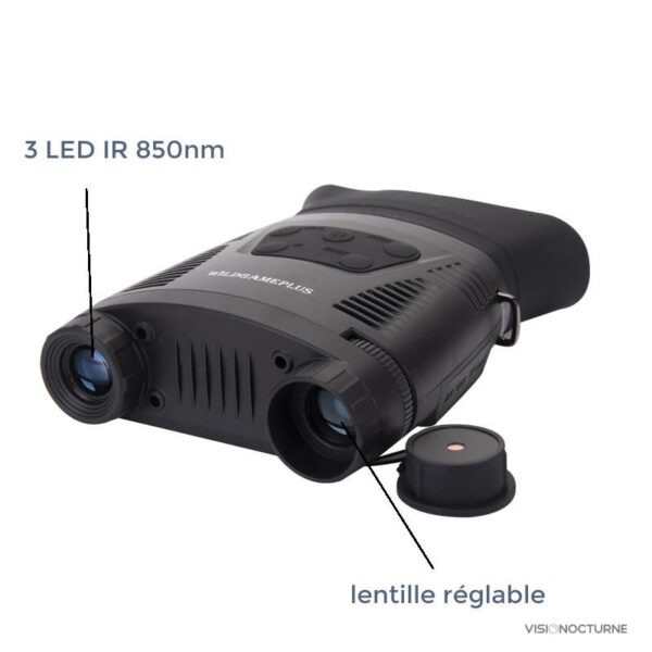 Jumelles KJ800, appareil photo et vidéo pour faible lumière
