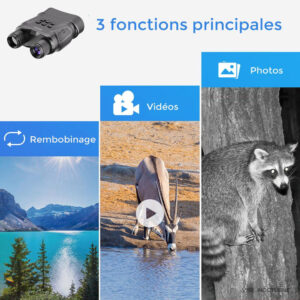 Jumelles compactes pour vision nocturne