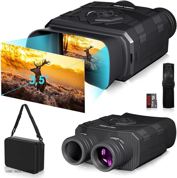 Jumelles à vision nocturne B6181 Pro, rechargeable et compactes