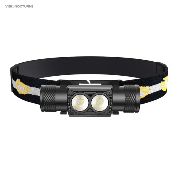 lampe-frontale-rechargeable-1 Lampe frontale rechargeable H25S, polyvalente et puissante