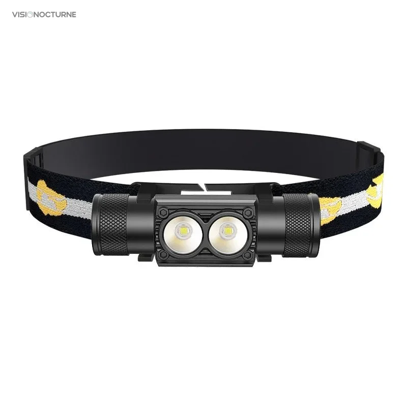 Lampe frontale rechargeable H25S, polyvalente et puissante