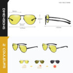 Lunettes de nuit efficaces et élégantes Ray Ban