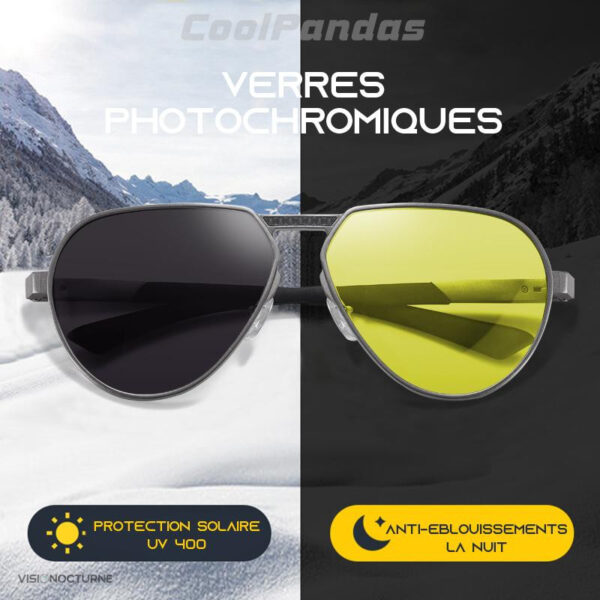 Protection visuelle nocturne avec lunettes Ray Ban