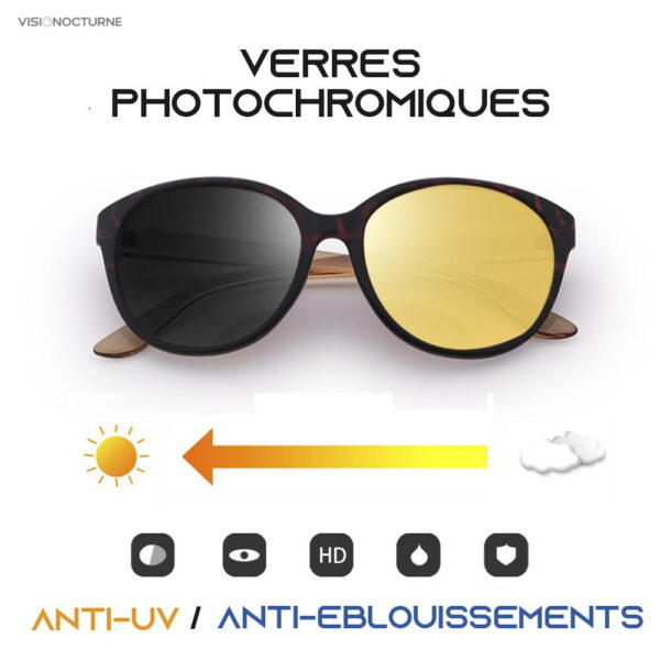 Lunettes de conduite nocturne pour femmes, design moderne
