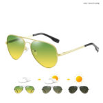 Détails des lunettes photochromiques LIOUMO avec verres polarisants