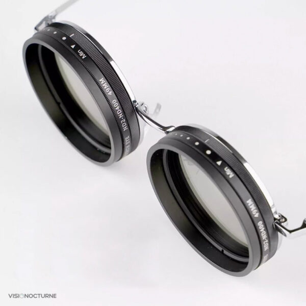 Accessoire de sécurité routière : lunettes luminosité réglable