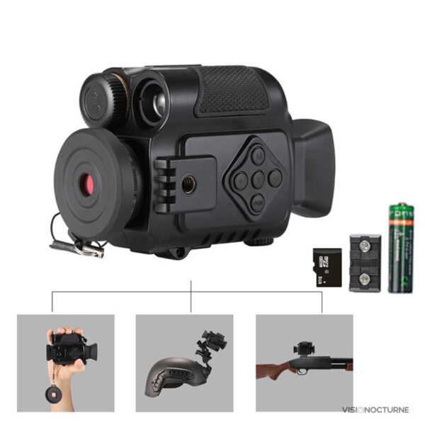 Caméra infrarouge pour surveillance discrète en extérieur