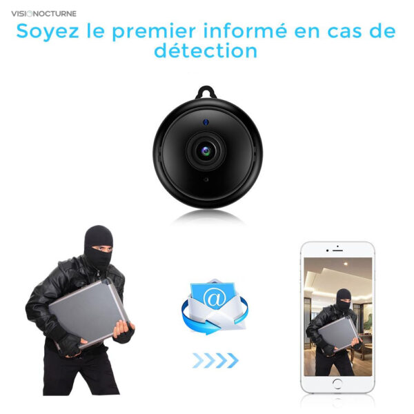 V395 Pro : capture claire même dans l’obscurité