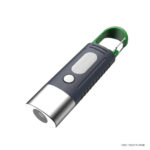 Mini lampe torche rechargeable USB avec mousqueton pratique