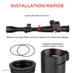 Optique monoculaire pour aventures en plein air